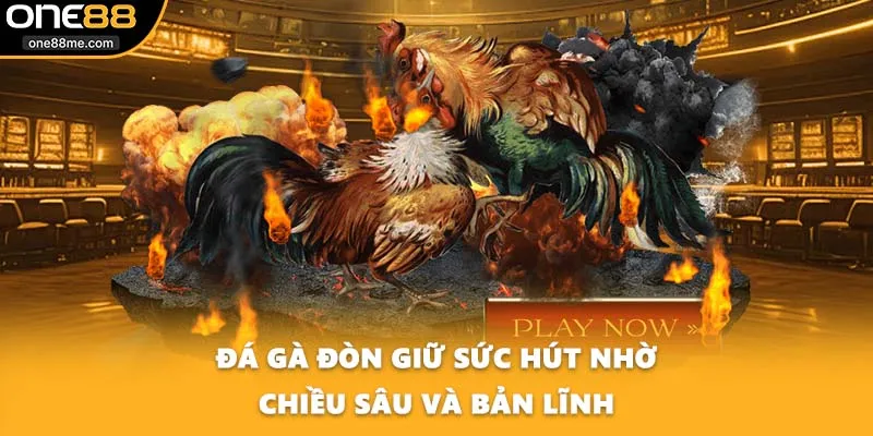 Đá gà đòn giữ sức hút nhờ chiều sâu và bản lĩnh